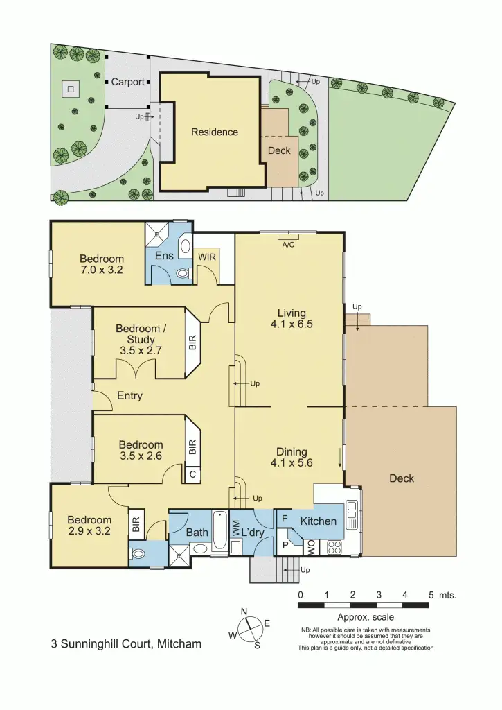 Floorplan of Homely house listing, 3 Sunninghill Court, Mitcham VIC 3132