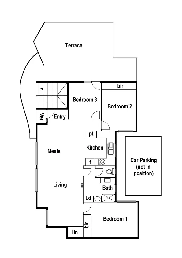 Floorplan of Homely apartment listing, 10/261 Broadway, Reservoir VIC 3073