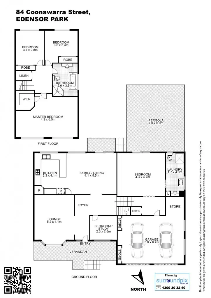 Floorplan of Homely house listing, 84 Coonawarra Street, Edensor Park NSW 2176