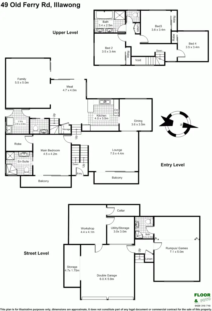 Floorplan of Homely house listing, 49 Old Ferry Rd, Illawong NSW 2234