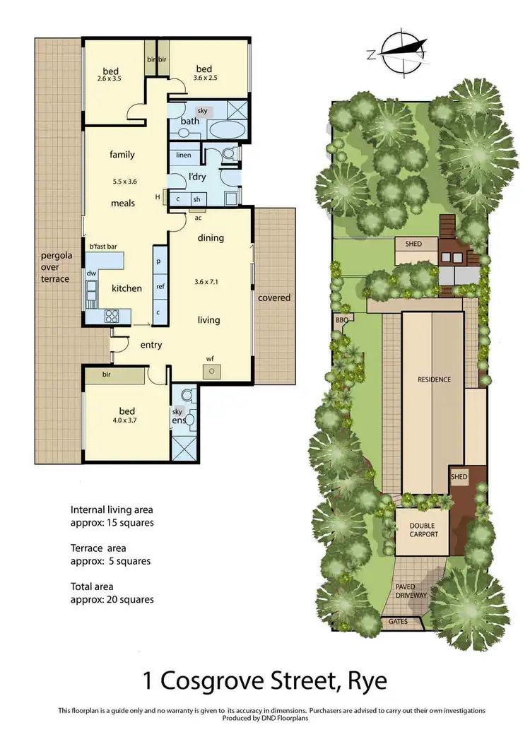 Floorplan of Homely house listing, 1 Cosgrove Street, Rye VIC 3941