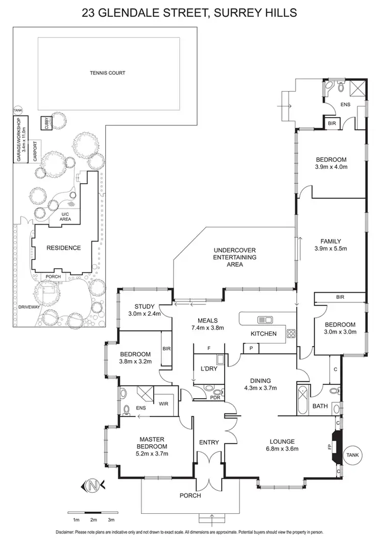Floorplan of Homely house listing, 23 Glendale Street, Surrey Hills VIC 3127
