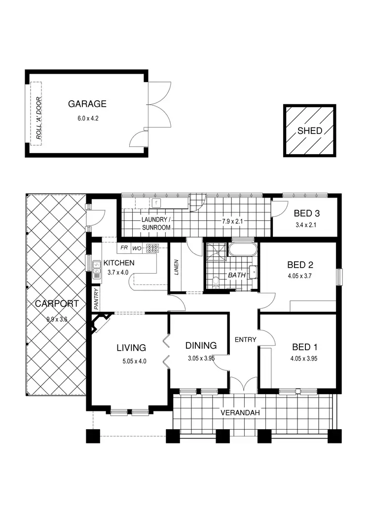 Floorplan of Homely house listing, 30 Birkinshaw Avenue, Tranmere SA 5073