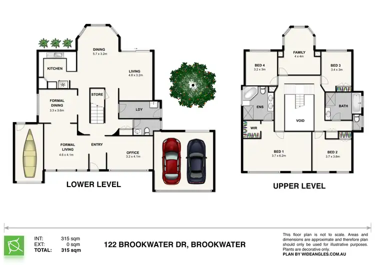 Floorplan of Homely house listing, 122 Brookwater Drive, Brookwater QLD 4300