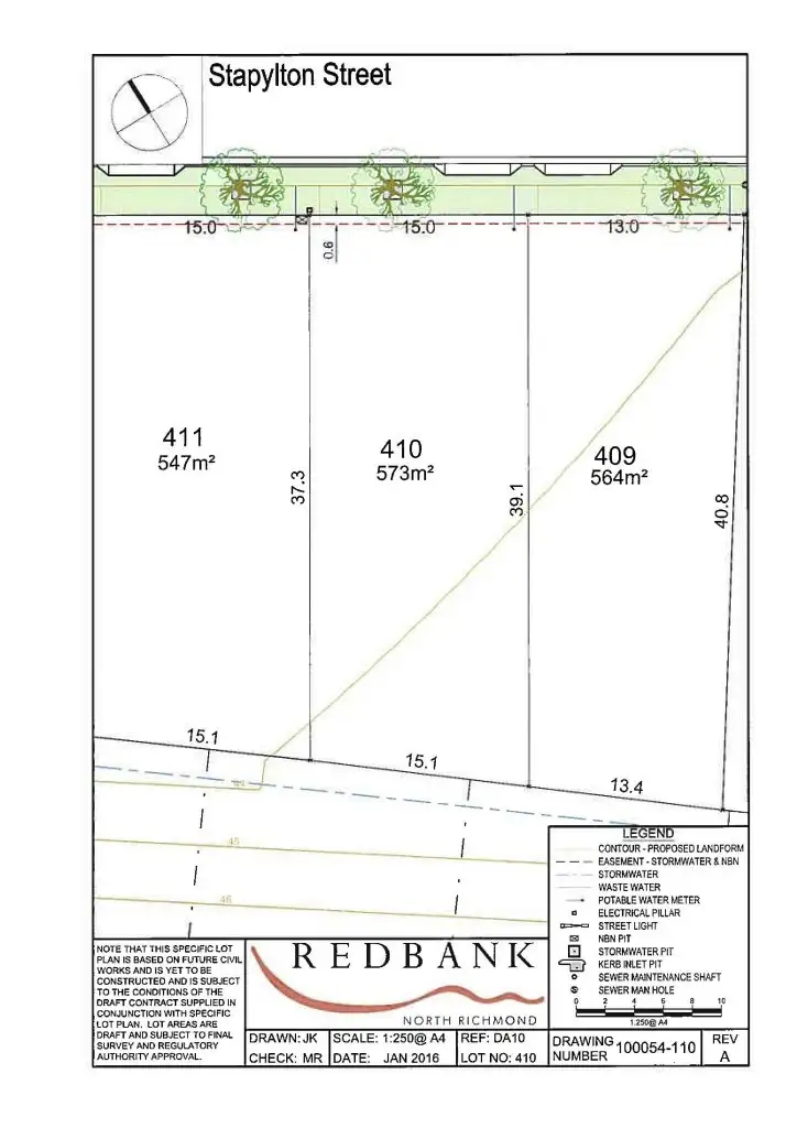 Floorplan of Homely land listing, 27 Stapylton Street, North Richmond NSW 2754