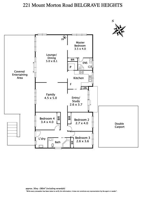 Floorplan of Homely house listing, 221 Mt. Morton Road, Belgrave Heights VIC 3160