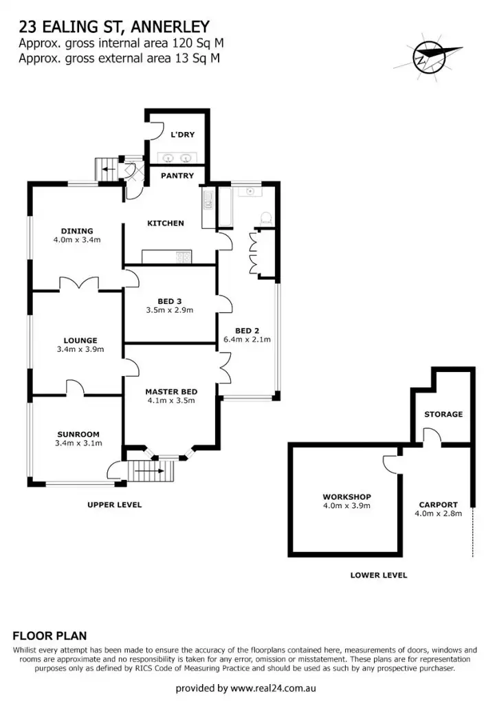 Floorplan of Homely house listing, 23 Ealing Street, Annerley QLD 4103