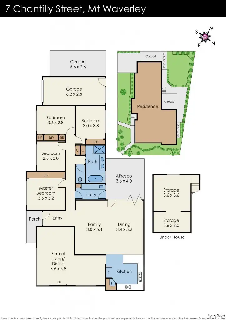 Floorplan of Homely house listing, 7 Chantilly Street, Mount Waverley VIC 3149