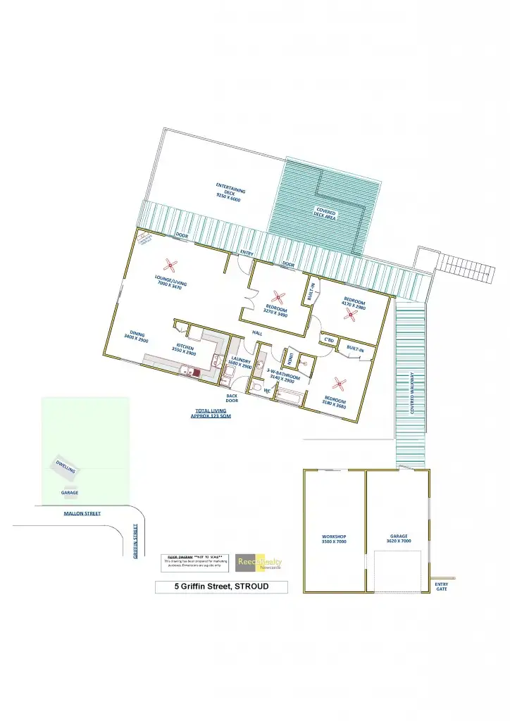 Floorplan of Homely house listing, 5 Griffin Street, Stroud NSW 2425