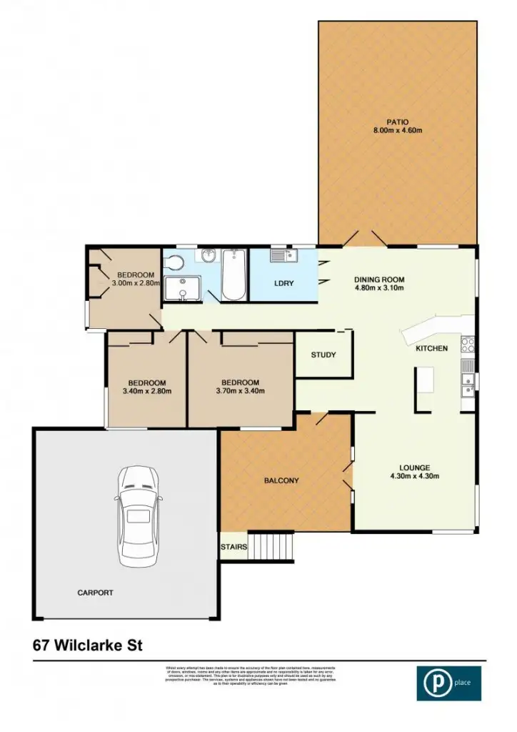Floorplan of Homely house listing, 67 Wilclarke Street, Upper Mount Gravatt QLD 4122