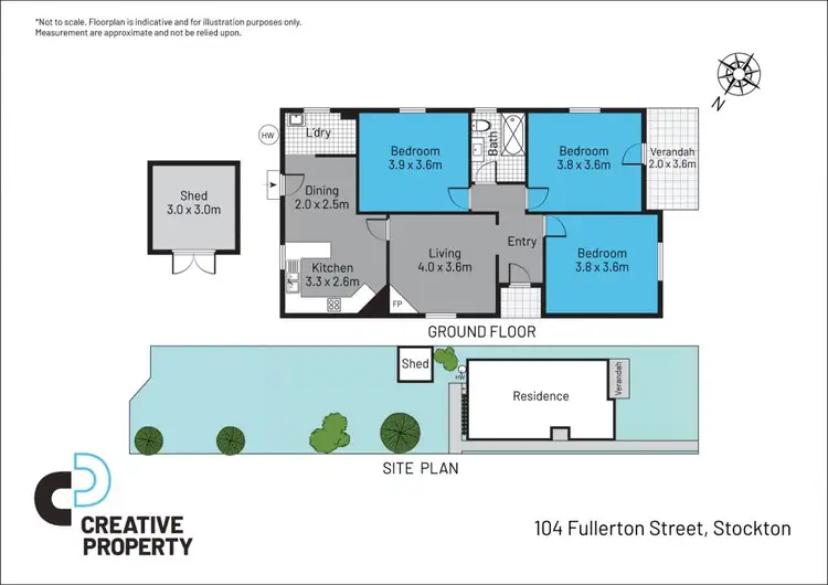 Floorplan of Homely house listing, 104 Fullerton Street, Stockton NSW 2295