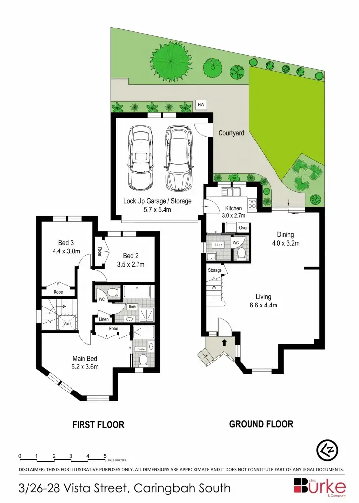 Floorplan of Homely townhouse listing, 3/26-28 Vista Street, Caringbah NSW 2229