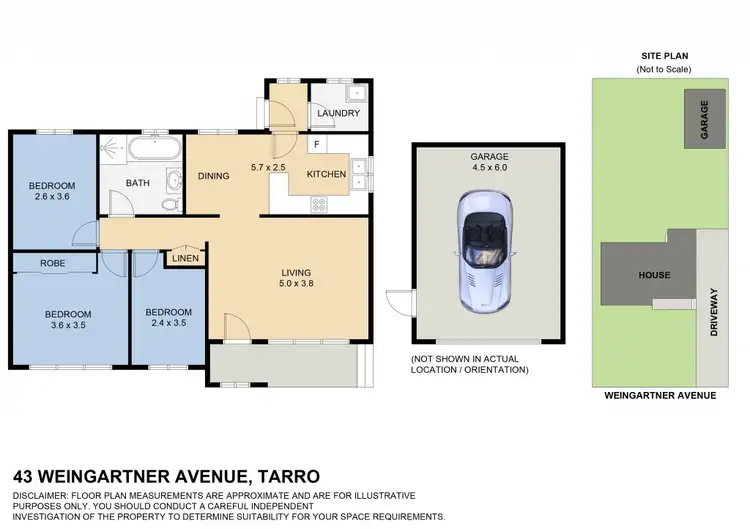 Floorplan of Homely house listing, 43 Weingartner Avenue, Tarro NSW 2322