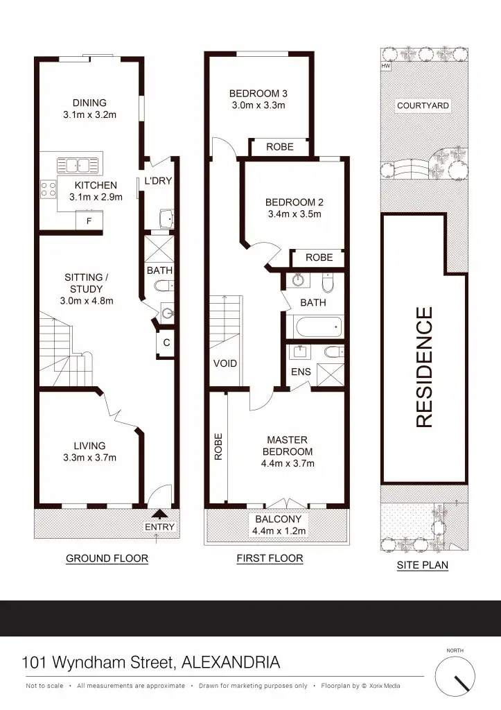 Floorplan of Homely house listing, 101 Wyndham Street, Alexandria NSW 2015