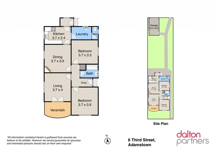 Floorplan of Homely house listing, 6 Third Street, Adamstown NSW 2289