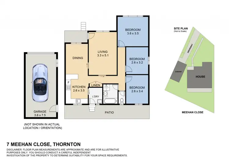 Floorplan of Homely house listing, 7 Meehan Close, Thornton NSW 2322
