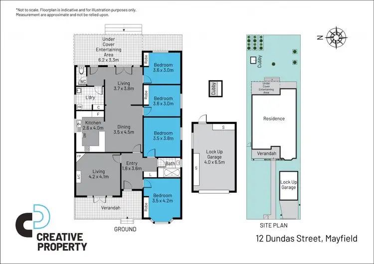 Floorplan of Homely house listing, 12 Dundas Street, Mayfield NSW 2304