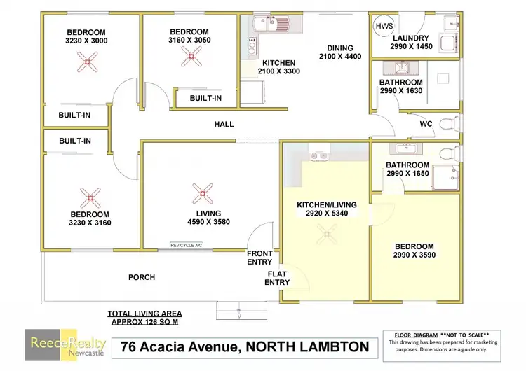 Floorplan of Homely house listing, 76 Acacia Avenue, North Lambton NSW 2299