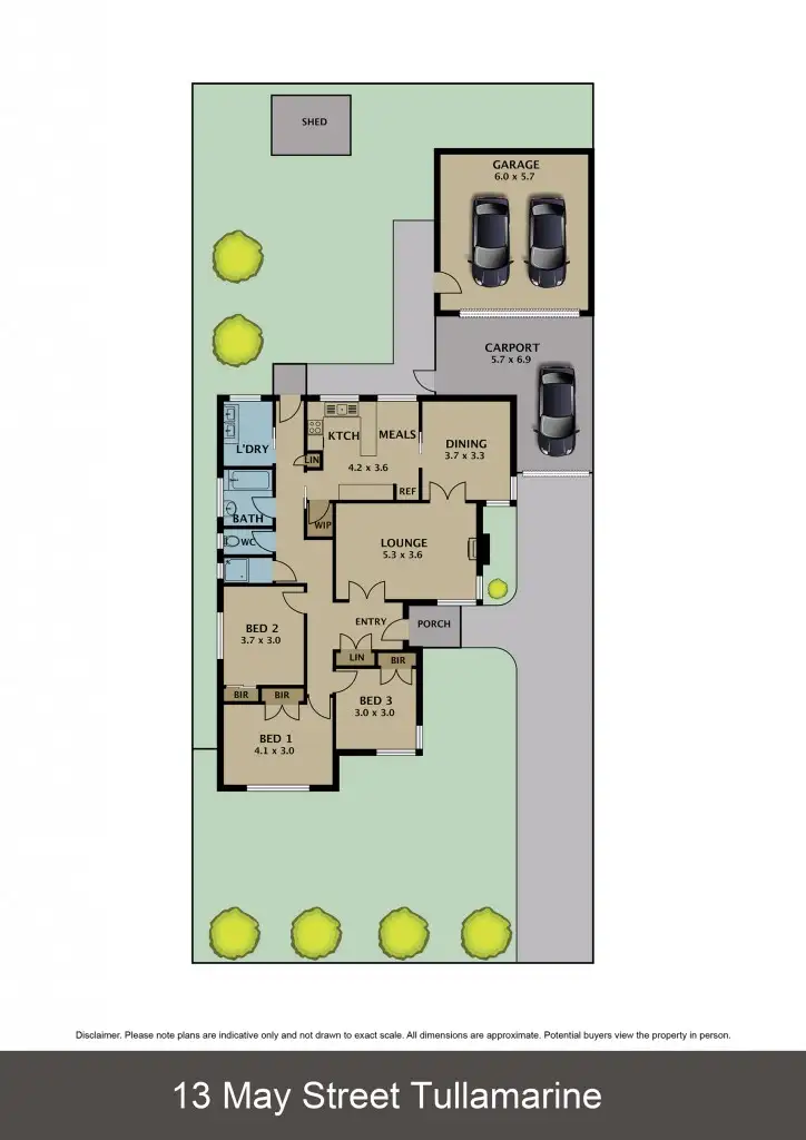 Floorplan of Homely house listing, 13 May Street, Tullamarine VIC 3043