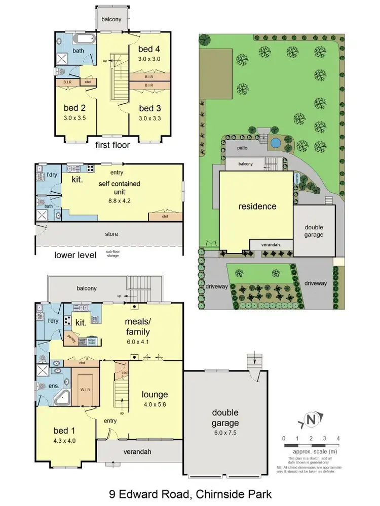 Floorplan of Homely house listing, 9 Edward Road, Chirnside Park VIC 3116