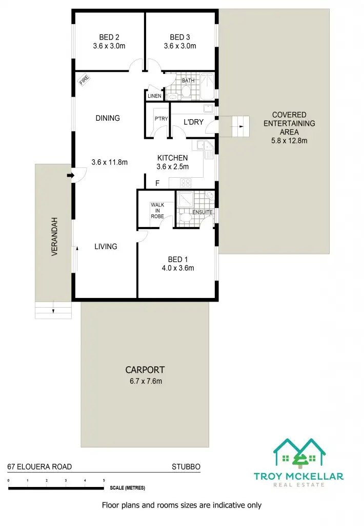 Floorplan of Homely rural property listing, 67 Elouera Road, Gulgong NSW 2852