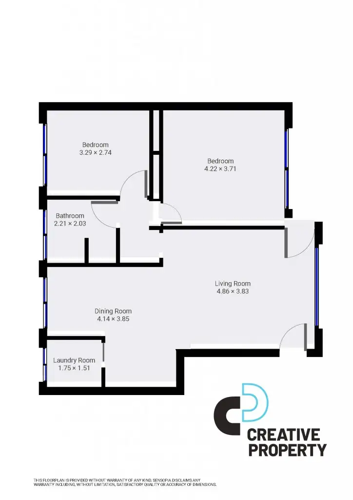 Floorplan of Homely unit listing, 3/127 Michael Street, Jesmond NSW 2299