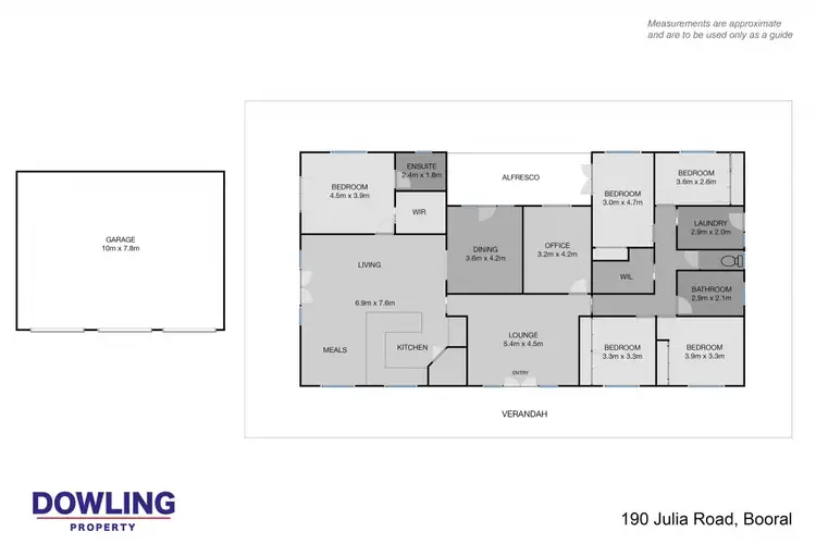 Floorplan of Homely rural property listing, 190 Julia Road, Booral NSW 2425