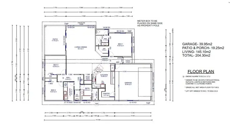 Floorplan of Homely house listing, 60 Moonlight Drive, Sarina QLD 4737