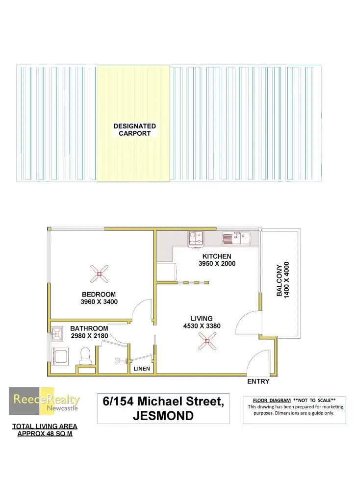 Floorplan of Homely house listing, 6/154 Michael Street, Jesmond NSW 2299
