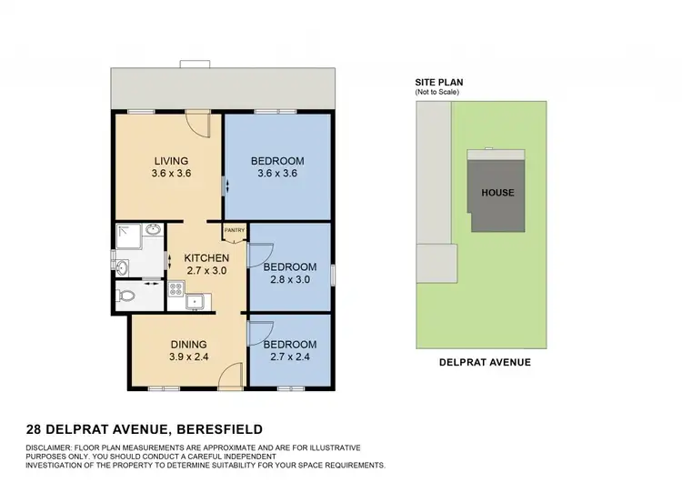 Floorplan of Homely house listing, 28 Delprat Avenue, Beresfield NSW 2322
