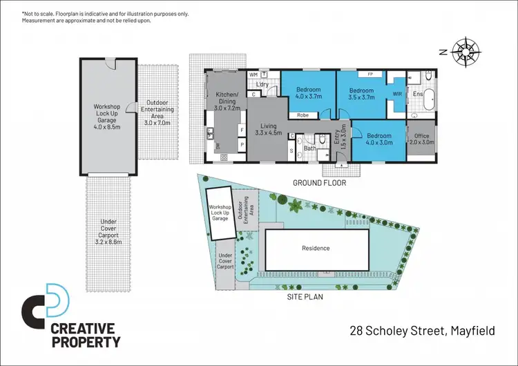 Floorplan of Homely house listing, 28 Scholey Street, Mayfield NSW 2304