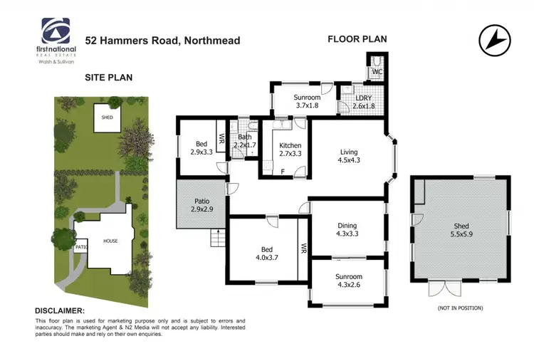 Floorplan of Homely house listing, 52 Hammers Road, Northmead NSW 2152