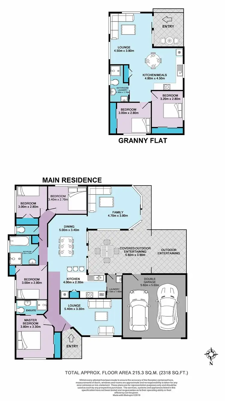 Floorplan of Homely house listing, 1 & 1a Old Bathurst Road, Blaxland NSW 2774
