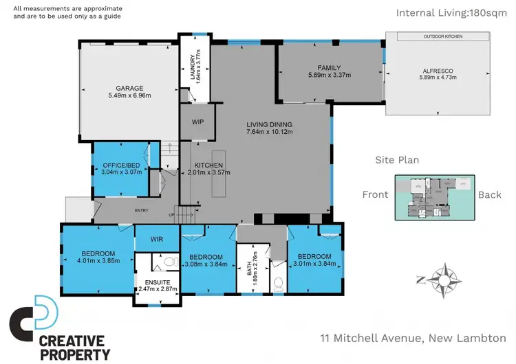 Floorplan of Homely house listing, 11 Mitchell Avenue, New Lambton NSW 2305