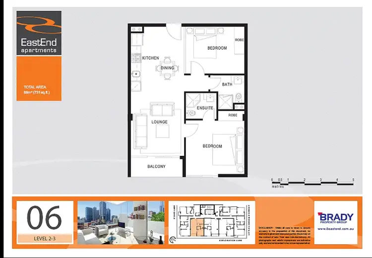Floorplan of Homely apartment listing, 304/8 Exploration Lane, Melbourne VIC 3000