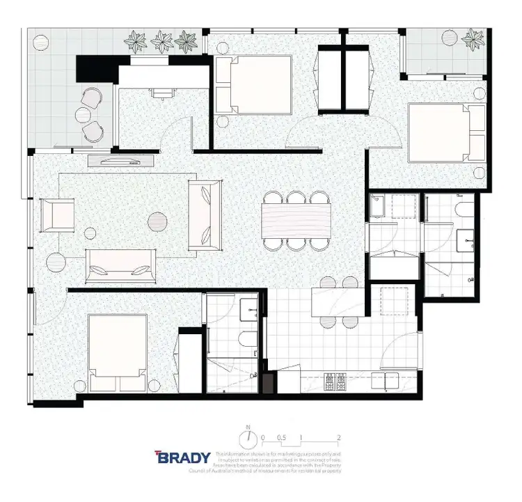 Floorplan of Homely apartment listing, 2603/500 Elizabeth Street, Melbourne VIC 3000