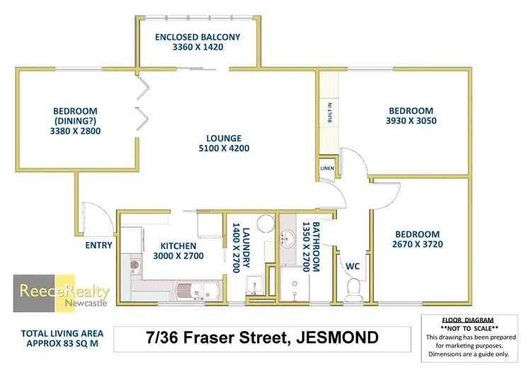 Floorplan of Homely house listing, 7/36 Fraser Street, Jesmond NSW 2299