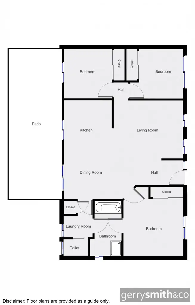 Floorplan of Homely townhouse listing, 10B Drummond Street, Horsham VIC 3400