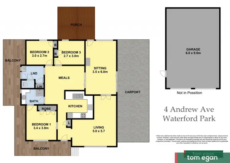 Floorplan of Homely house listing, 4 Andrew Avenue, Waterford Park VIC 3658