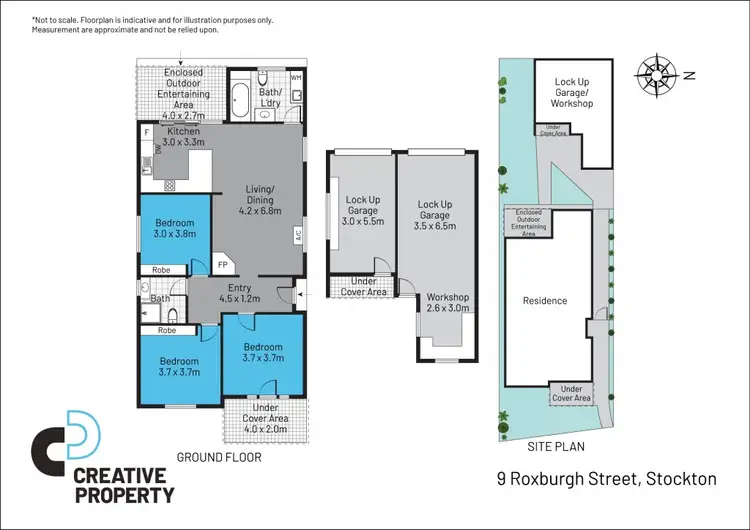 Floorplan of Homely house listing, 9 Roxburgh Street, Stockton NSW 2295