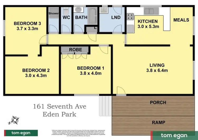 Floorplan of Homely house listing, 161 Seventh Avenue, Eden Park VIC 3757