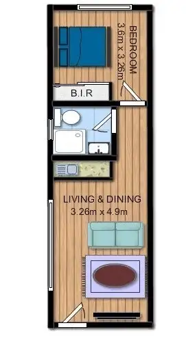 Floorplan of Homely apartment listing, 3/52 Parramatta Street, Cronulla NSW 2230