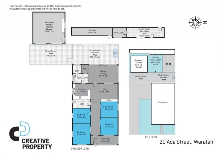 Floorplan of Homely house listing, 20 Ada Street, Waratah NSW 2298
