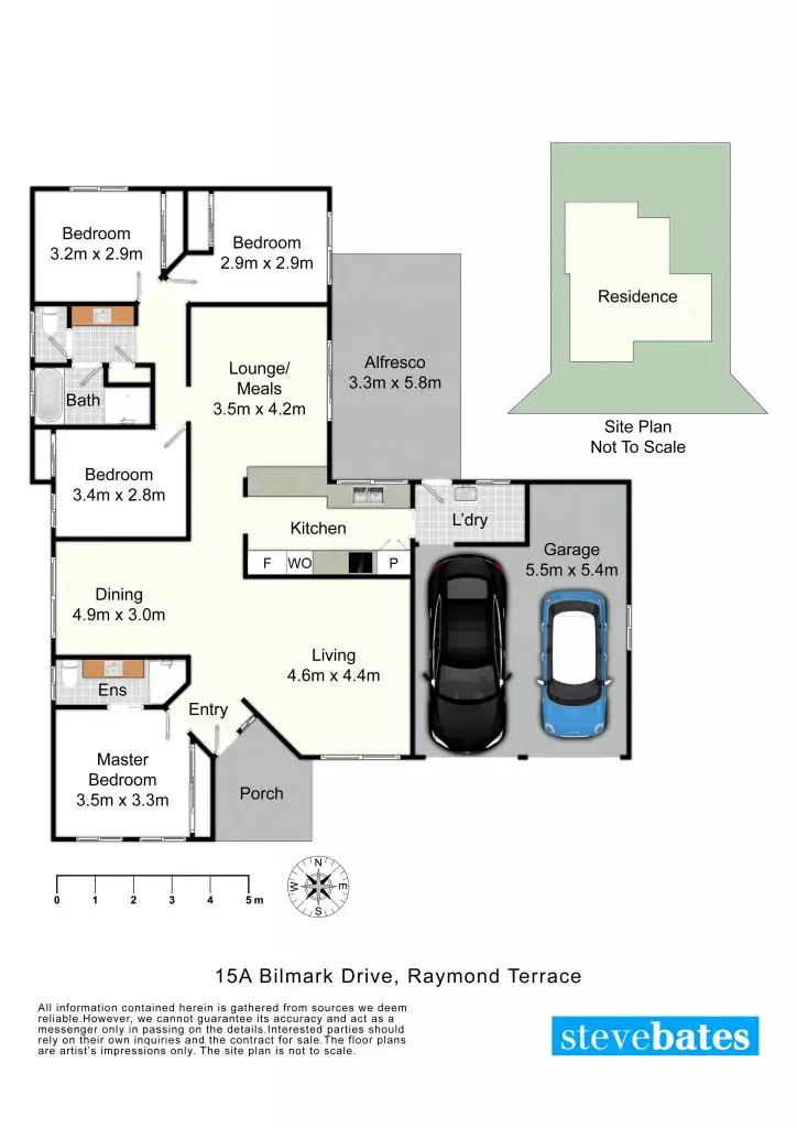 Floorplan of Homely house listing, 15A Bilmark Drive, Raymond Terrace NSW 2324