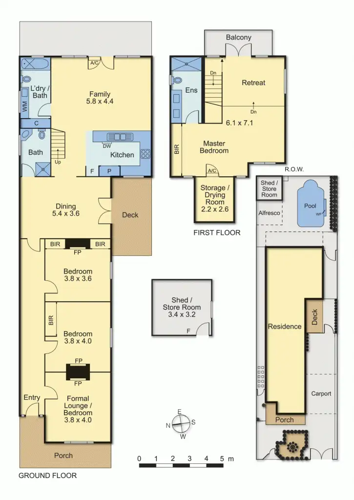 Floorplan of Homely house listing, 8 Mackay Street, Essendon VIC 3040