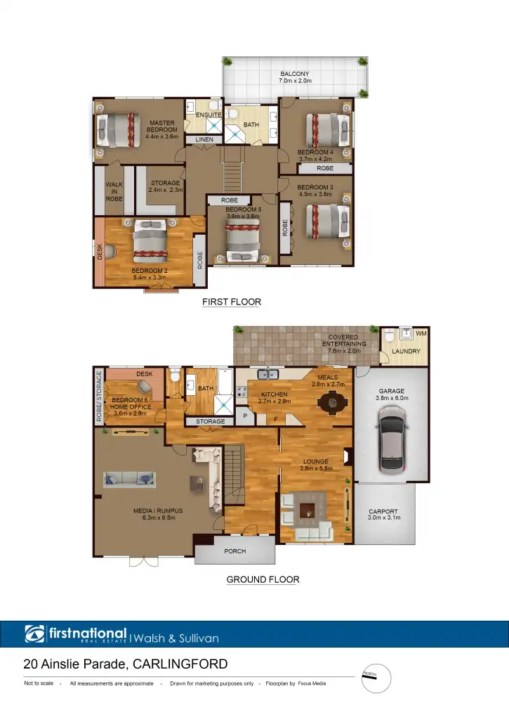 Floorplan of Homely house listing, 20 Ainslie Parade, Carlingford NSW 2118