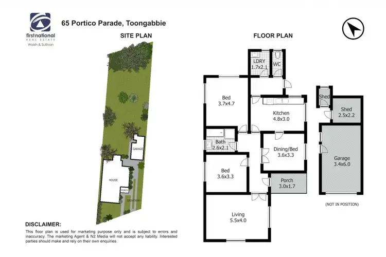 Floorplan of Homely house listing, 65 Portico Parade, Toongabbie NSW 2146