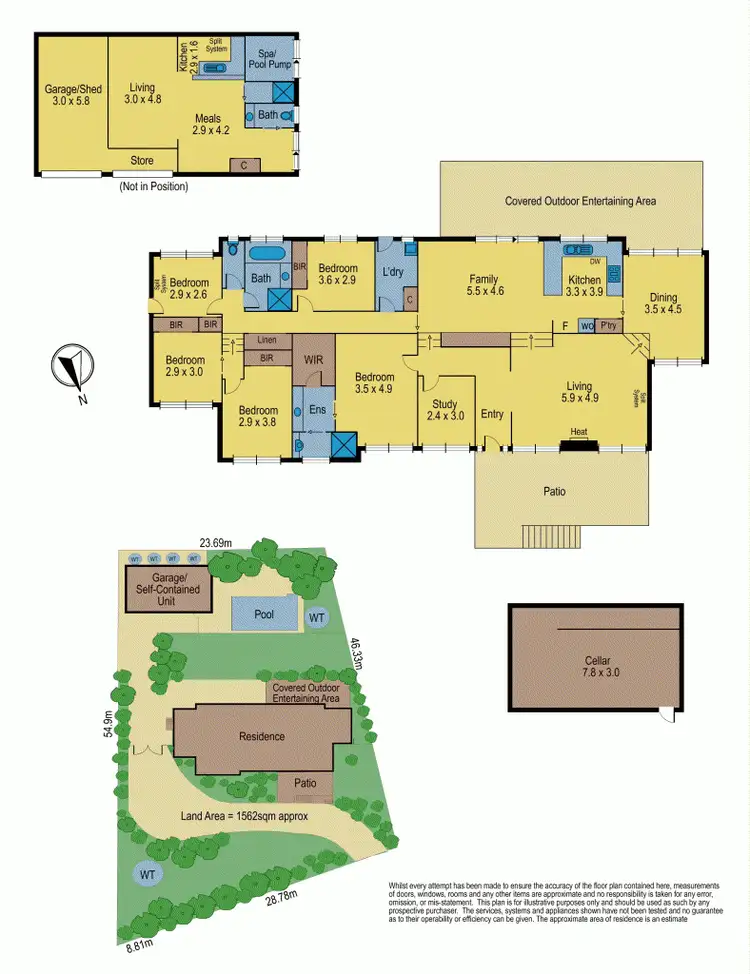 Floorplan of Homely house listing, 46 Bambara Road, Hurstbridge VIC 3099