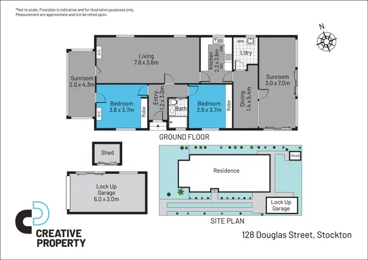 Floorplan of Homely house listing, 128 Douglas Street, Stockton NSW 2295