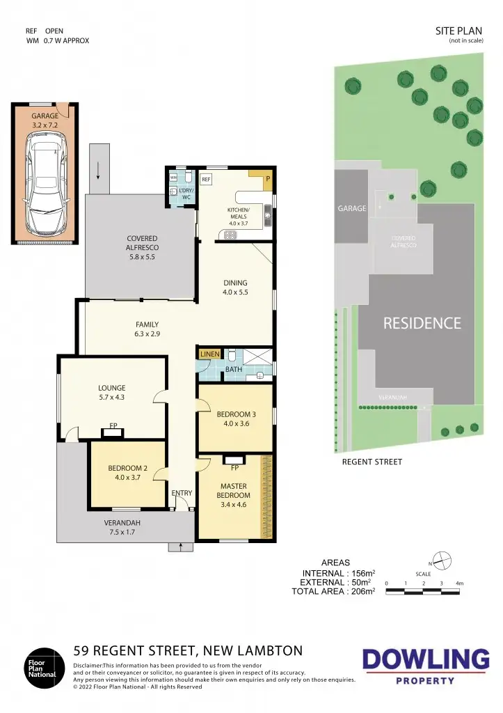 Floorplan of Homely house listing, 59 Regent St, New Lambton NSW 2305